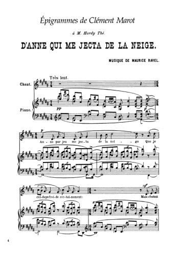 D'Anne qui me jecta de la neige